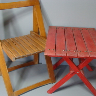 ☆★oh 折りたたみテーブル・椅子セット　木製　アウトドア　ガー...