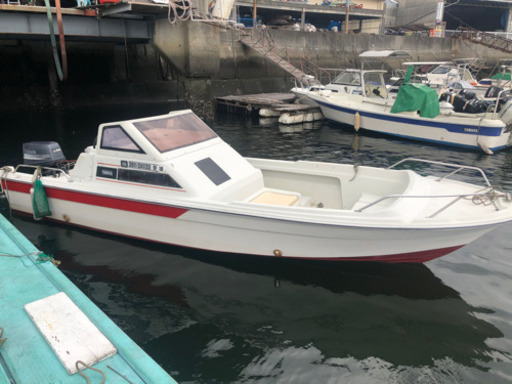 【商談成立】中古艇 船体ヤマハUF-20 船外機 ヤマハ 2ストローク 50馬力