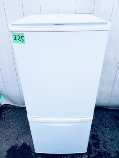 225番 Panasonic✨ ノンフロン冷凍冷蔵❄️  NR-B142W-W‼️