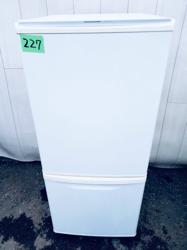 227番 Panasonic✨ ノンフロン冷凍冷蔵❄️  NR-B142W-W‼️