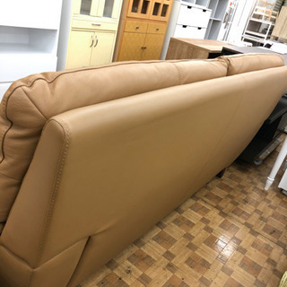 3人掛けソファ FIRENZE 3P-2S B-M04 本革使用★着払可（自社配送時）