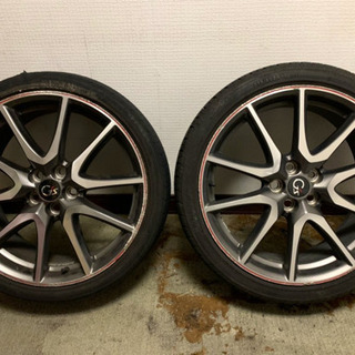 ZVW30プリウスG'sホイール4本セット1本パンク3本バリ溝