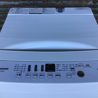 洗濯機5.5k  2019年製