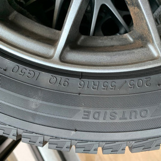 スタッドレスタイヤ205/55R16 アルミホイールセット　ゴルフ7 