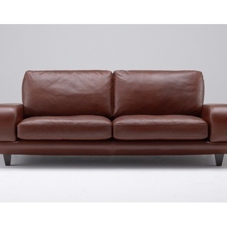 【ほぼ未使用】3350｜3人掛けソファ｜ブラウン｜幅2020 奥行890 高さ730 座高400mm｜five by five (ファイブ・バイ・ファイブ)｜ACTUS(アクタス)