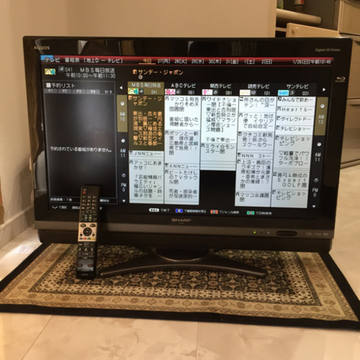 終了 シャープ 液晶TV DVD内蔵  32型