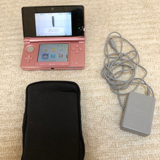 中古　3DS  ピンク　ケース付き　動作確認済み