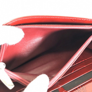 カルティエ ハッピーバースデーパテントレザー 長財布箱付