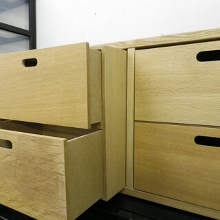 リサイクルショップ ☆ 福岡　無印良品 muji 良品計画 スタッキングシェルフ テレビボード スタッキングボックス オーク材 収納棚　福岡市　早良区
