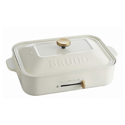ホットプレート BRUNO ホワイト 新品 おしゃれ