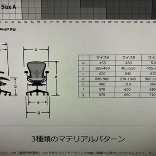 ハーマンミラー アーロンチェア Bタイプ