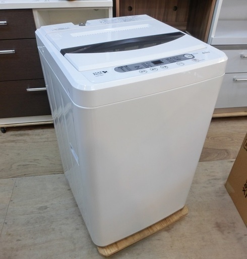 【販売終了しました。ありがとうございます。】YAMADA電機オリジナル　 HERB Relax　6.0㎏　ステンレス槽　全自動洗濯機　YWM-T60A1　2017年製　中古品