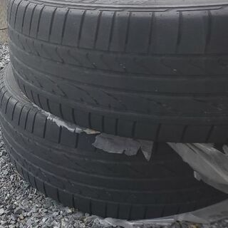 無料225/45r18 (ポテンザ)　タイヤ二本