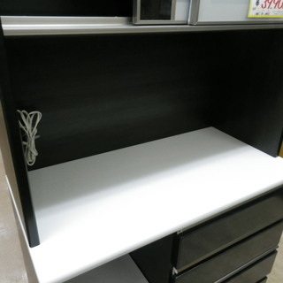 リサイクルショップ ☆ 福岡 モダン レンジボード ニトリ キッチンボード 食器棚 ポスティア ハイカウンター エナメル モイス スチーム対応 福岡市　原