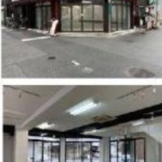 👔日本橋 108㎡！店舗・事務所・倉庫使用OK☆1階角地のガラス張り✨