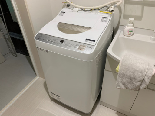 シャープ　洗濯乾燥機　5.5kg 2018年製