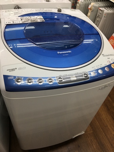Panasonic 全自動洗濯機 NA-F80H1 8.0kg 2010年製