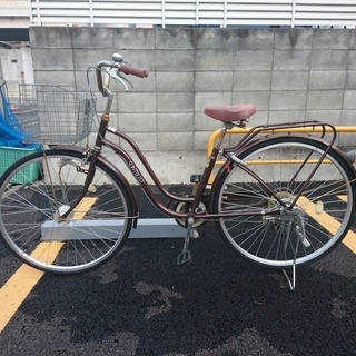 【中古自転車】27インチ シマノ製6段ギア オートライト