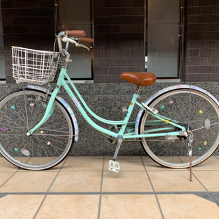 ブリヂストン女の子用自転車 ２４インチ 宇都宮図書館受け渡し
