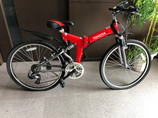 ◆未使用品◆TOYOTA 折りたたみ自転車