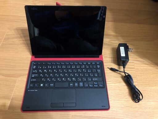 【値下げ】富士通 10.1型 Windows タブレット 美品