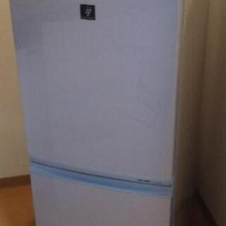SHARP 137L 冷凍冷蔵庫 SJ-PD14-W 2012年...