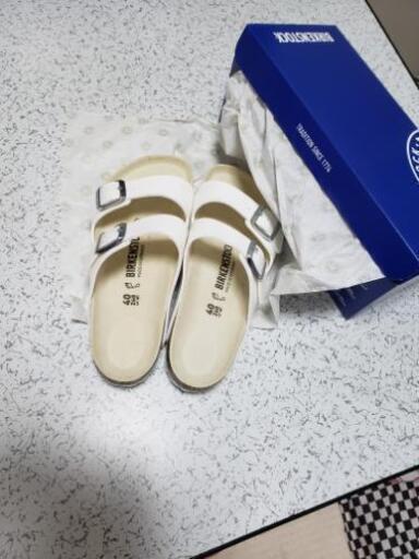 新品 BIRKENSTOCK アリゾナ　ホワイト40