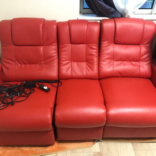 電動リクライニング　ソファ