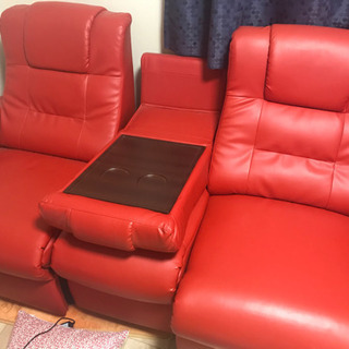 電動リクライニング　ソファ