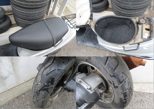 埼玉川口発！スズキ アドレスV100 シルバー 後期型 集中キー