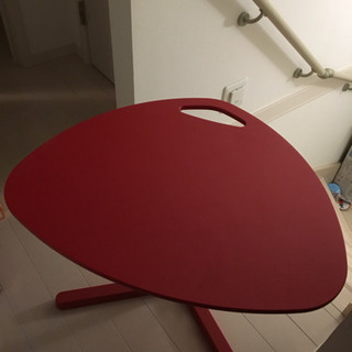 IKEA DAVE 赤 サイドテーブル ラップトップテーブル