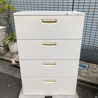 事務用品オカムラ、キャビネット4段