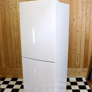 冷蔵庫　Haier JR-NF218A 2018年製　272L　2ドア　ホワイト　たっぷり冷凍収納　キッチン　生活　LED庫内