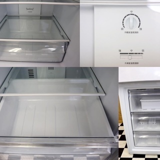 冷蔵庫　Haier JR-NF218A 2018年製　272L　2ドア　ホワイト　たっぷり冷凍収納　キッチン　生活　LED庫内