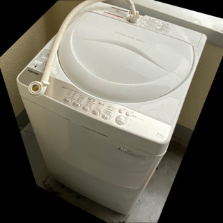 TOSHIBA 全自動洗濯機 AW-4S3 グラウンホワイト
