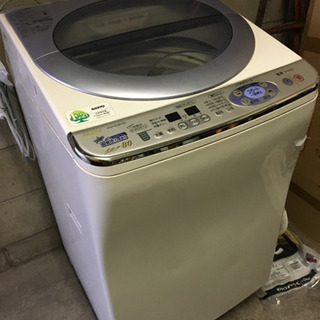【中古】サンヨー洗濯機・8キロ