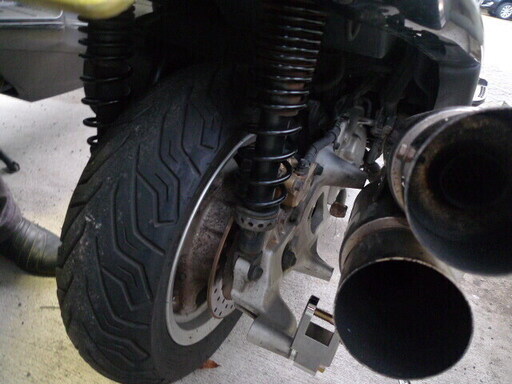 ヤマハ マジェスティ C 5連メーターSJ03J-059~ セキュリティ付き 2連