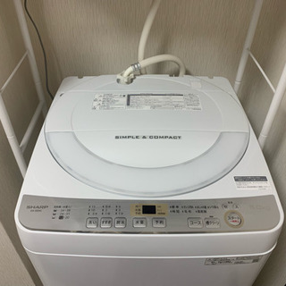 SHARP 洗濯機 19年製造 ES-GE6C