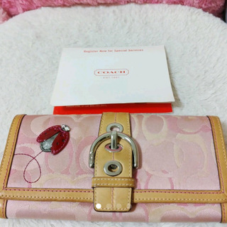 COACH コーチ オプティックシグネチャー長財布