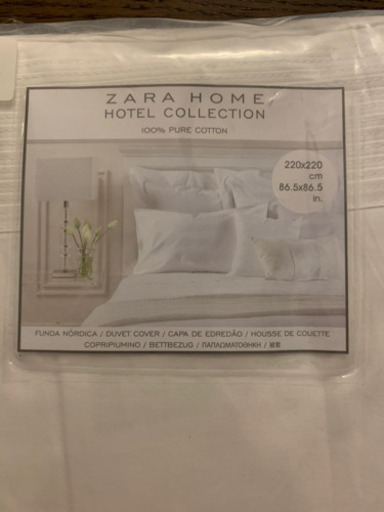 ZARAホーム　コットンシーツ