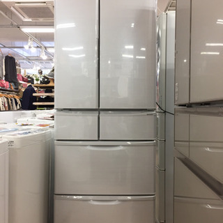 ○【12ヶ月安心保証付き】SHARP 6ドア冷蔵庫 2017年製