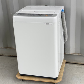 美品！パナソニック 洗濯機◇5.0kg 2017年製◇送風乾燥◇NA-