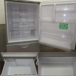 ss0738　ハイアール　アクア　冷凍冷蔵庫　AQR-261A(S)　255L　Haier AQUA　ラグジュアリーシルバー　3ドア　ノンフロン　ロータイプ　オーブンレンジが置ける　ナノフェライト除菌    