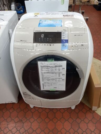 ドラム式洗濯機　9K 2014年製　日立　商品ID:901616