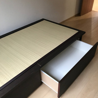 💛値引相談可✨未使用１０台まとめて・ニトリの収納付き畳シングルベット【新古品】✨福祉施設・寄宿舎など