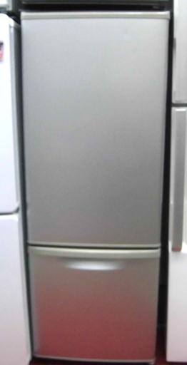 札幌 168L 2008年製 ２ドア冷蔵庫  パナソニック シルバー 新生活 新社会人 学生 単身 一人暮らし 100Lクラス