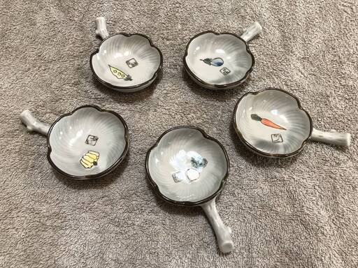 陶器小皿醤油皿超かわいい５点セット 未使用品 ルモック 町田の食器 その他 の中古あげます 譲ります ジモティーで不用品の処分