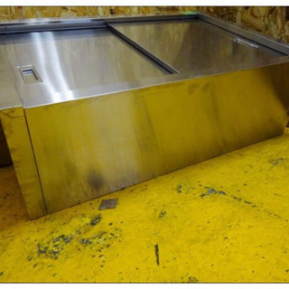 4487-0）☆厨房機器☆SINKO/吊り戸棚/戸棚/ステンレス/飲食/W900×D300×