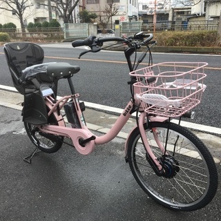 ☆ブリヂストン子供乗せ電動自転車 ビッケモブdd オールドローズ