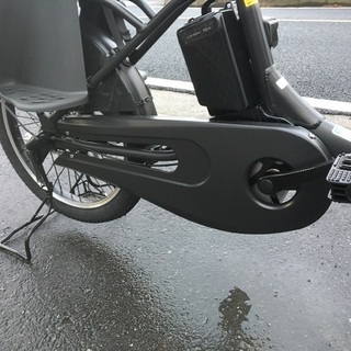 パナソニック子供乗せ電動自転車 ギュットクルームR•EX マットチャコールブラック BE-ELRE03